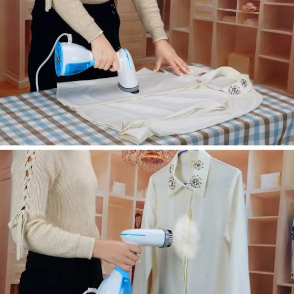 Ångtvättar-Plaggstekare, 1500W 280ML Handhållen Vertikal Ångstrykjärn Snabb He