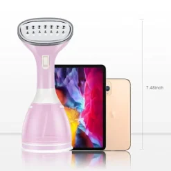 Ångtvättar-Plaggstekare, 1500W Vertikal Plaggstekare, 280ml Vattentank, 20s Snabb Uppvärmning, Handhållen Plaggstekare