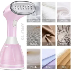 Ångtvättar-Plastångare, 1500W Vertikal Plastångare, 280ml Vattentank, 20s Snabb Uppvärmning, Handhållen Plastångare