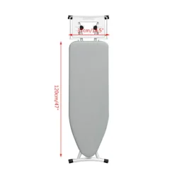 Jettbuying Strykjärn-Polyester strykbräda cover Hög temperaturbeständig dubbellager strykbräda cover 120*37cm