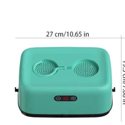 Torktumlare-Portabel Elektrisk Torktumlare 600W för Resor, Lägenhet, Husbil, Hem, med Förvaringsväska (Blå)