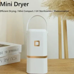 Torktumlare-Portabel Elektrisk Torktumlare, Vikbar, För Lätta Kläder, Underkläder Och Barnkläder