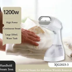 INF Ångtvättar-Portabel Handhållen Klädångare - Kraftfull Ånga för Hem & Resa