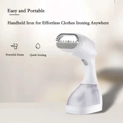 INF Ångtvättar-Portabel Handhållen Klädångare - Kraftfull Ånga för Hem & Resa