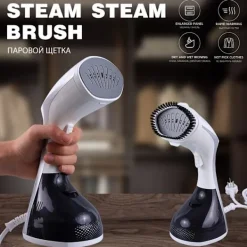 Ångtvättar-Portabel Klädångare 1640W Stor Vattentank Skrynkelborttagare För Hemmakontor Resor Svart