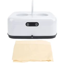 Torktumlare-Portabel Klädtork Vikbar Multifunktionell Mini Kompakt Liten Elektrisk Torkmaskin för Resor EU-kontakt 100‑240V Vit