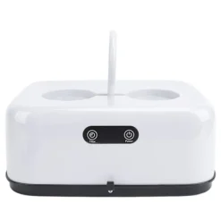 Torktumlare-Portabel Klädtork Vikbar Multifunktionell Mini Kompakt Liten Elektrisk Torkmaskin för Resor EU-kontakt 100‑240V Vit