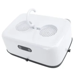 Torktumlare-Portabel Klädtork Vikbar Multifunktionell Mini Kompakt Liten Elektrisk Torkmaskin för Resor EU-kontakt 100‑240V Vit