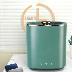 Tvättmaskiner-Portabel Kompakt Mini Tvättmaskin, Personlig Klädtvättmaskin, Liten Portabel Tvättmaskin Kompatibel med Studentboende, (Grön)