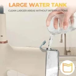 Ångtvättar-Portabel Multifunktionell Ångtvätt – Handhållen Högtemperatursrengörare med Flera Tillbehör, Kemikaliefri Rengöring för Hem, Kök, Badrum & Bil