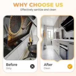 Ångtvättar-Portabel Multifunktionell Ångtvätt – Handhållen Högtemperatursrengörare med Flera Tillbehör, Kemikaliefri Rengöring för Hem, Kök, Badrum & Bil