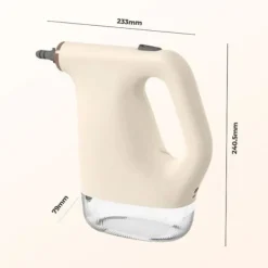 Ångtvättar-Portabel Multifunktionell Ångtvätt – Handhållen Högtemperatursrengörare med Flera Tillbehör, Kemikaliefri Rengöring för Hem, Kök, Badrum & Bil