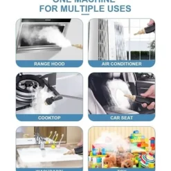 Generic Ångtvättar-Portabel Ångrengörare - Hög Temperatur Högt Tryck - Hushållsapparater - Röd