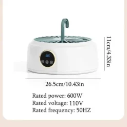 Torktumlare-Portable Foldable Drying Rack - with Temperature Control - for Clothes Drying