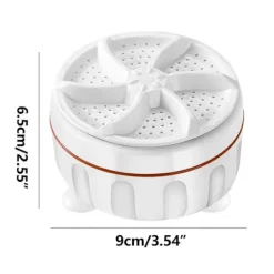 Tvättmaskiner-Portable Tvättmaskin, Mini Tvättmaskin, Mini Diskmaskiner Turbo Med Usb, Lämplig För Hemmabruk, Resor, Studentrum, Husbil, Lägenhet