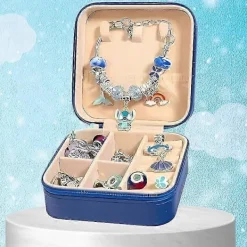 Ångtvättar-Pärlset för att göra armband Berlocker Pärla Lilo Stich