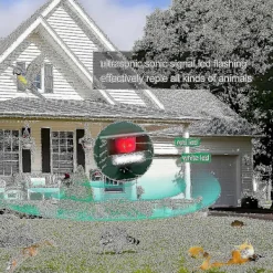 Skadedjur & Insekter-Professionell Elektronisk Fågelskrämma för Duvor, Stålar, Sparvar och Måsar JSTV