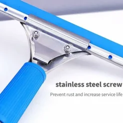 Galaxy Fönsterrengöring-Professionell fönsterraka, fönsterskrapa, duschskrapa i silikon, golvskrapa med handtag, gummiskrapa, fönsterskrapa med blad 35 cm