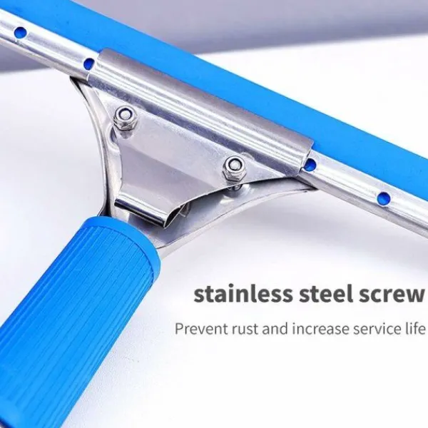 Galaxy Fönsterrengöring-Professionell fönsterraka, fönsterskrapa, duschskrapa i silikon, golvskrapa med handtag, gummiskrapa, fönsterskrapa med blad 35 cm