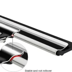 Fönsterrengöring-Professionell fönsterskrapa med gummiläpp, långt handtag, badrumsdusch, fönstertorkare, glasrengöringsverktyg 30cm