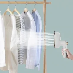 Ångtvättar-Professionell mini ångstrykjärn Handhållen bärbar plaggångare torr våt dubbla kläder tyg strykmaskin
