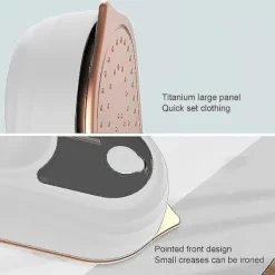 Ångtvättar-Professionell mini ångstrykjärn Handhållen bärbar plaggångare torr våt dubbla kläder tyg strykmaskin