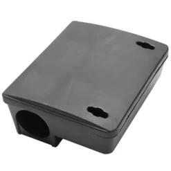 Skadedjur & Insekter-Professionell Åtelstation för Råttgift, Låda, Fälla & Nyckel för Råtta Mus Möss