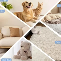 Megabilligt Dammsugare & Tillbehör-Påslös Handhållen Dammsugare med UV och HEPA-filter, Perfekt för Allergiker