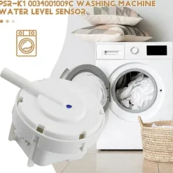 Tvättmaskiner-PSR-K1 0034001009C Vattennivåsensor för Tvättmaskin, Ersättning för Vattennivåbrytare