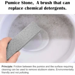 Rengöringsmedel-Pumice Sten för Toalettstädning, Pimpstenar för att Ta Bort Vattenringar Fläckar på Toalettstolar, Paket med 6