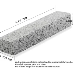 Rengöringsmedel-Pumice Sten för Toalettstädning, Pimpstenar för att Ta Bort Vattenringar Fläckar på Toalettstolar, Paket med 6