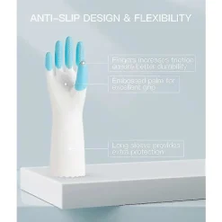 Rengöringsmedel-PVC Diskhandskar, Återanvändbara, Rengöring