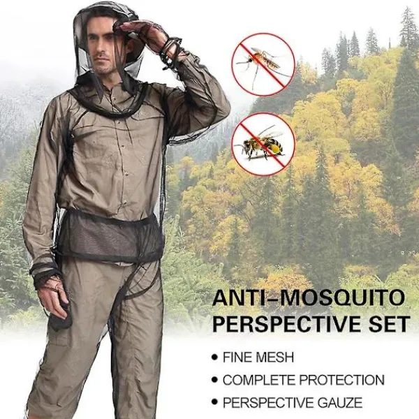 Skadedjur & Insekter-QD-Lätta mygghandskar och vantar i mesh med strumpor