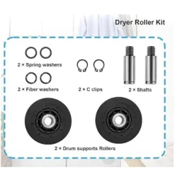 Torktumlare-RB170002 ADE30RGS171TW01 3447593 Torkar-kit för Speed Queen/Alliance Torktumlare Ersätter AP5186795 PS12220