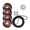 Crowned Torktumlare-4392067rc 27" torktumlare reparationskit för Wpw10314173 trumma 661570v rem 279640 spännrulle reparationskit