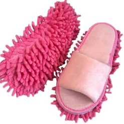 Städmoppar-Rengör tofflor för att torka av golvet med öppen tå, lata tofflor S