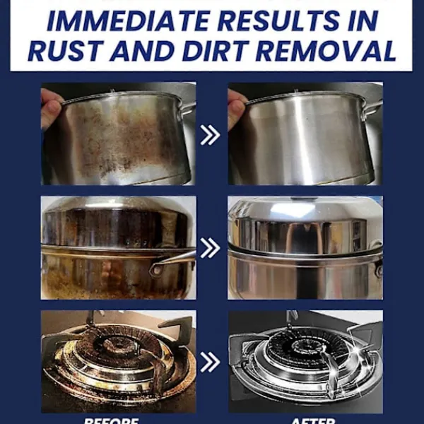 Rengöringsmedel-Rengöring av rostfritt stål