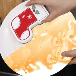 Hommy Svampar & Dukar-Rengöring svamp gnuggar jul tecknad film rengöring svamp ved massa bomull rengöring borste