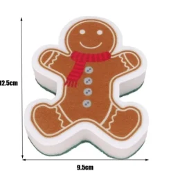 Hommy Svampar & Dukar-Rengöring svamp gnuggar jul tecknad film rengöring svamp ved massa bomull rengöring borste