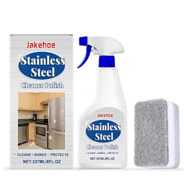 Rengöringsmedel-Rengörings- och poleringsspray för rostfritt stål är noggrant formulerad med natriumglukonat