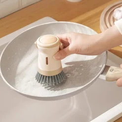 Rengöringsmedel-Rengöringsborste för spisar, fläktar, diskhoar och köksredskap, portabel, robust material