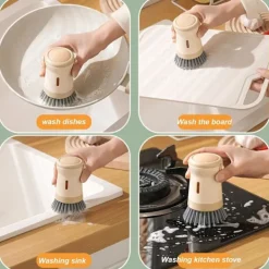 Rengöringsmedel-Rengöringsborste för spisar, fläktar, diskhoar och köksredskap, portabel, robust material