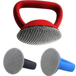 Fww Rengöringsmedel-Rengöringsborste med handtag, metallnät, skrubbborste, diskborste