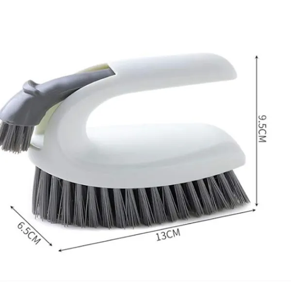 Rengöringsmedel-Rengöringsborste, skrubbborste för skrubbning av badrumsgolvmatta vit
