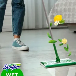 Swiffer Rengöringsmedel-Rengöringsdukar för golv, 10st fuktiga med citrusdoft