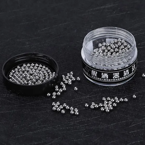 Rengöringsmedel-Rengöringskulor i rostfritt stål för karaffer 500 st 3 mm