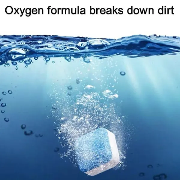 Rengöringsmedel-Rengöringsmedel för tvättmaskin, avkalkning 24-pack. Rengör insidan av trumman och tvättmaskinens tätning