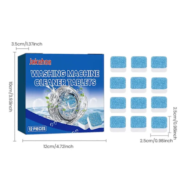 Rengöringsmedel-Rengöringstabletter Fläckar Tvättmaskinstank Rengöringstabletter Helautomatiska Rengöringstabletter FLYE1156