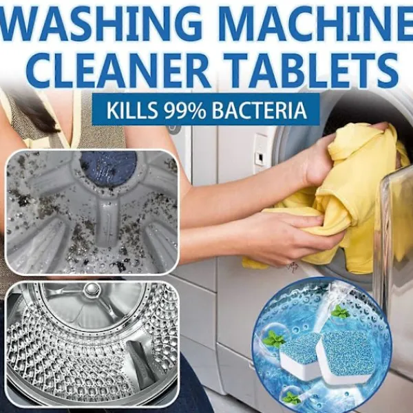 Rengöringsmedel-Rengöringstabletter Fläckar Tvättmaskinstank Rengöringstabletter Helautomatiska Rengöringstabletter FLYE1156