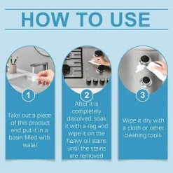 Rengöringsmedel-Rengöringstabletter för köksfett